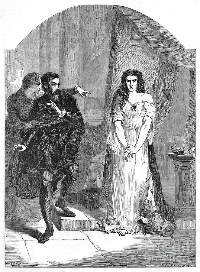Macbeth Act V Scene Drawing by Print Collector