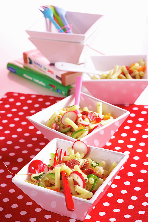 Maccaroni Salad With A Radish Dressing Photograph by Teubner Foodfoto ...