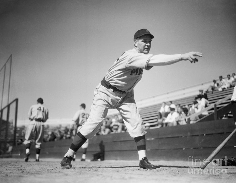 Mace Brown In Pitching Position Photograph by Bettmann