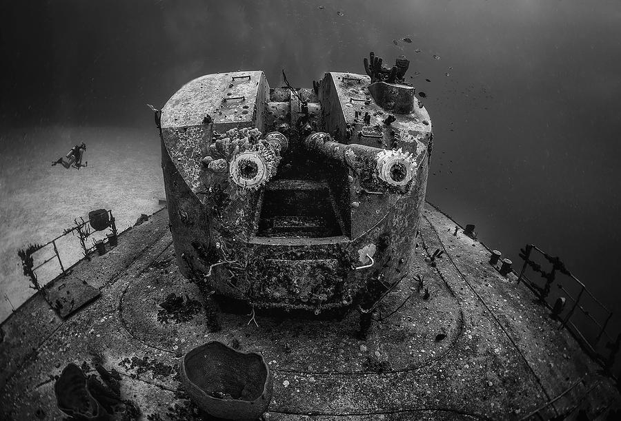 Machine Gun On Wreck Of Mv Captain Keith Photograph by Jennifer Lu