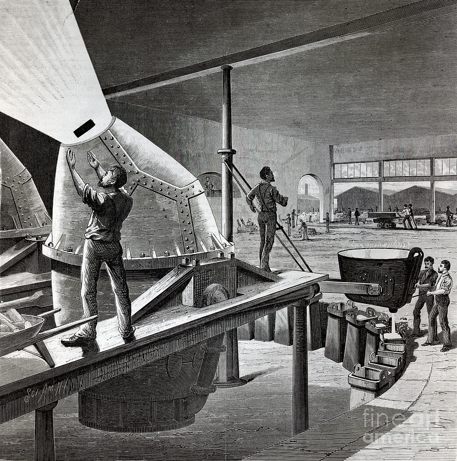 Machinery For Making Steel Photograph by Bettmann