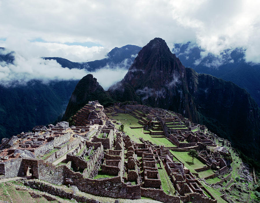 Machu Picchu and Andes Mountains, Peru - PERU302 00108 Photograph by ...