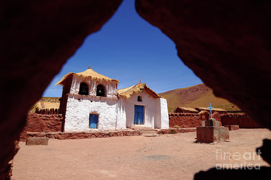 Machuca Church San Pedro de Atacama Chile Photograph by James Brunker