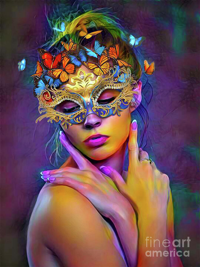 Madame Butterfly Digital Art by Kathy Kelly