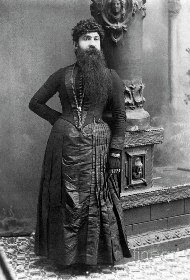 Madame Devere, Bearded Lady Photograph by Bettmann