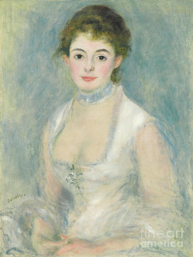 Madame Henriot, C.1876 (oil On Canvas) Painting by Pierre Auguste Renoir