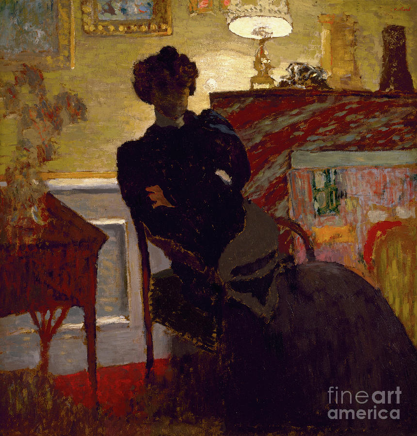 Madame Hessel at Home Painting by Edouard Vuillard