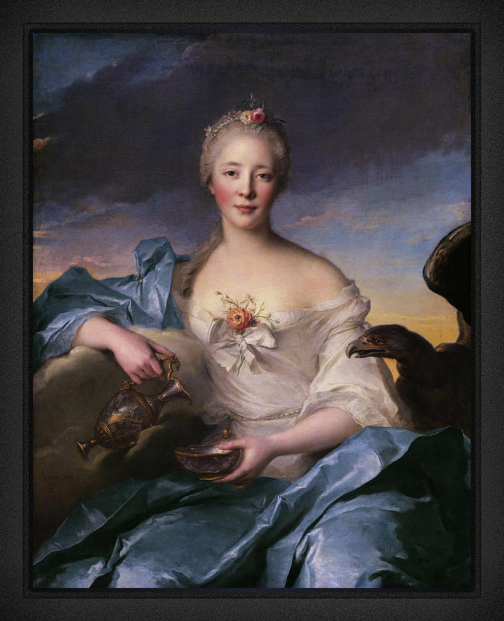 Madame Le Fevre de Caumartin as Hebe by Jean-Marc Nattier Painting by Xzendor7