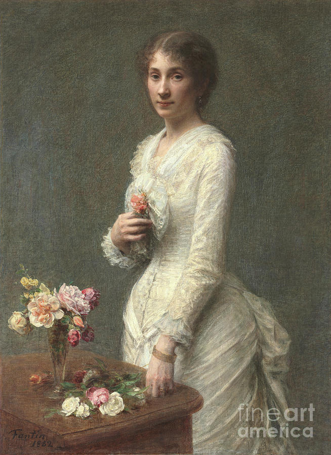 Madame Lerolle, 1882 Painting by Henri Fantin-Latour