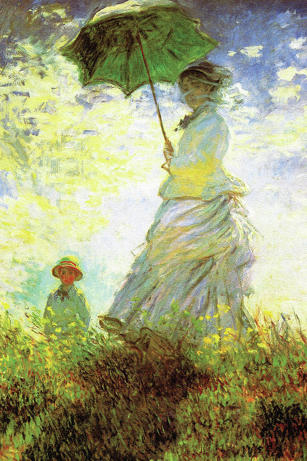 Madame Monet and Son Painting by Claude Monet