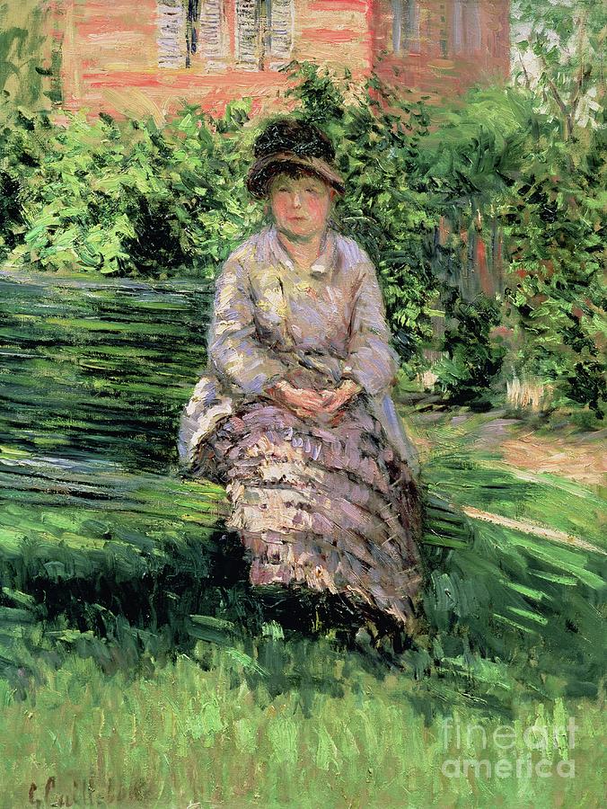 Madame Renoir Painting by Gustave Caillebotte - Fine Art America