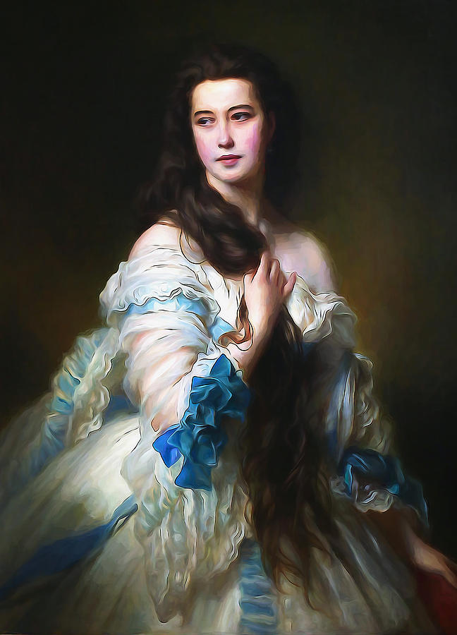 Madame Rimsky Korsakov Brush Paint Painting