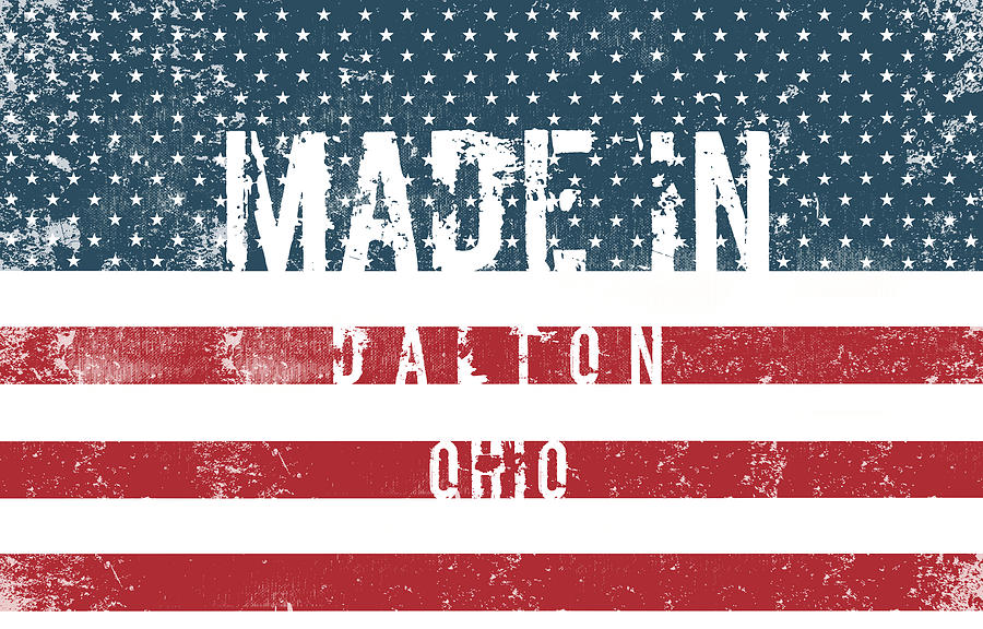 Made in Dalton, Ohio #Dalton #Ohio Digital Art by TintoDesigns