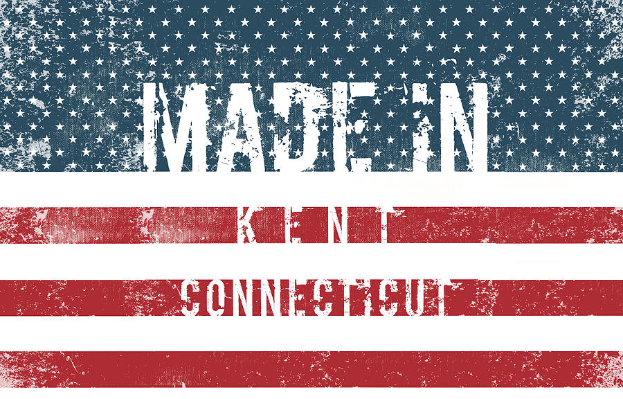 Made in Kent, Connecticut #Kent #Connecticut Digital Art by TintoDesigns