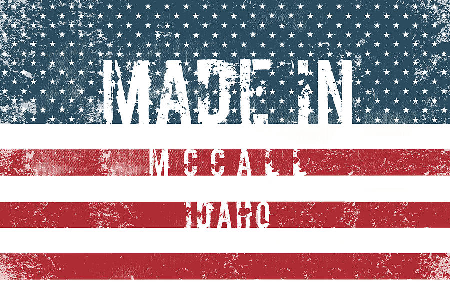 Made in Mccall, Idaho #Mccall Digital Art by TintoDesigns