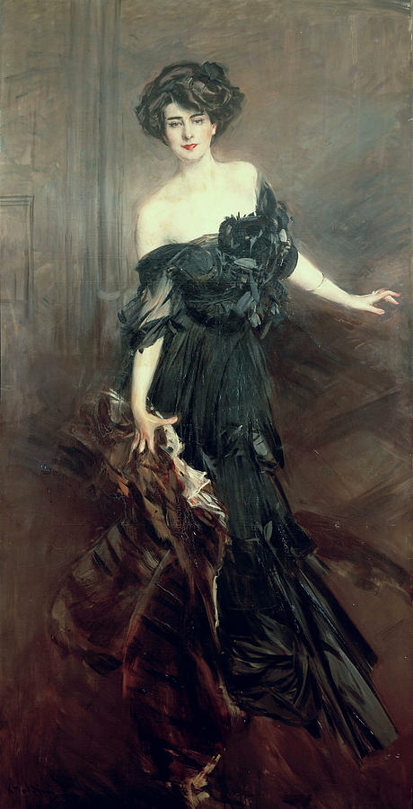 Mademoiselle De Nemidoff Painting