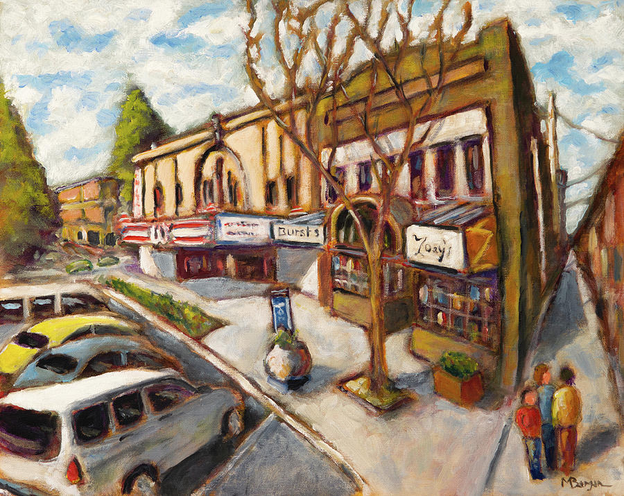 Madison Ave, Corvallis, OR Painting by Mike Bergen