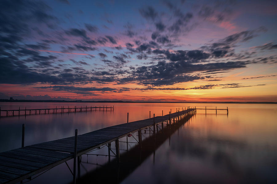 Madison Sunset on Lake Mendota Photograph by Tailor Hartman - Fine Art ...