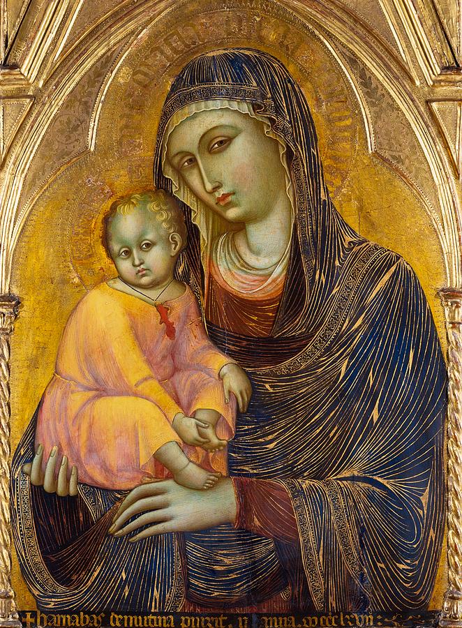 Madonna And Child Painting by Mountain Dreams | Fine Art America