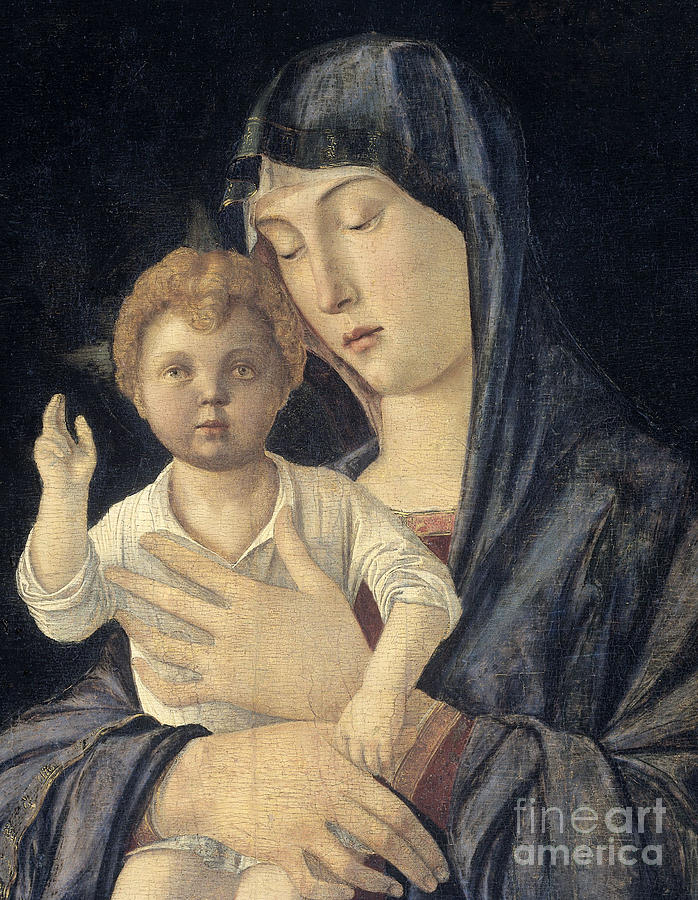 Madonna and Child by Giovanni Bellini Painting by Giovanni Bellini