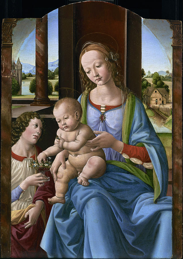Madonna And Child, C1495 Painting by Lorenzo Di Credi
