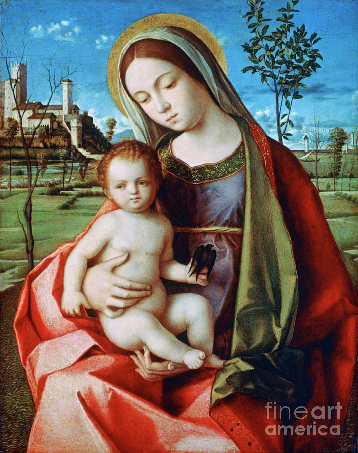 Madonna And Child, C1510. Artist Drawing by Print Collector