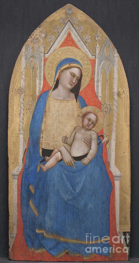 Madonna And Child Enthroned Drawing by Heritage Images