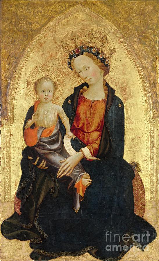 Madonna And Child Drawing by Heritage Images
