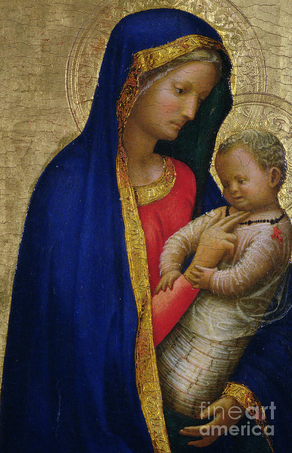 Madonna Casini  Painting by Tommaso Masaccio