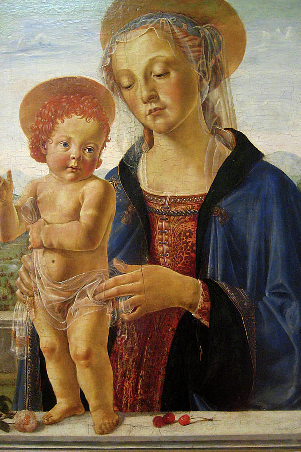 Madonna & Child Painting by Andrea del Verrocchio