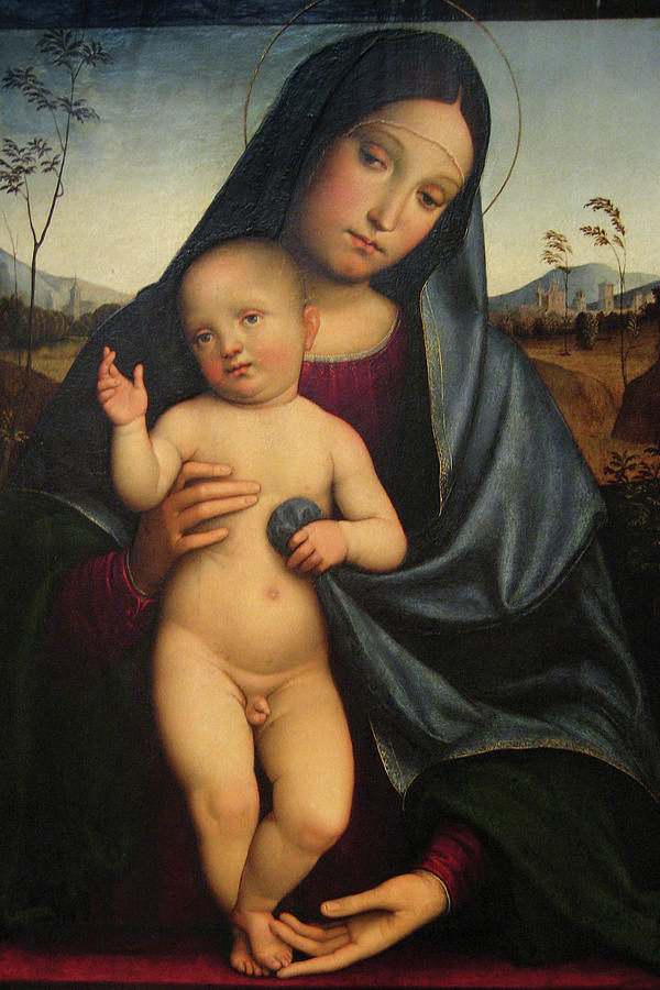 Madonna & Child Painting by Francesco Francia