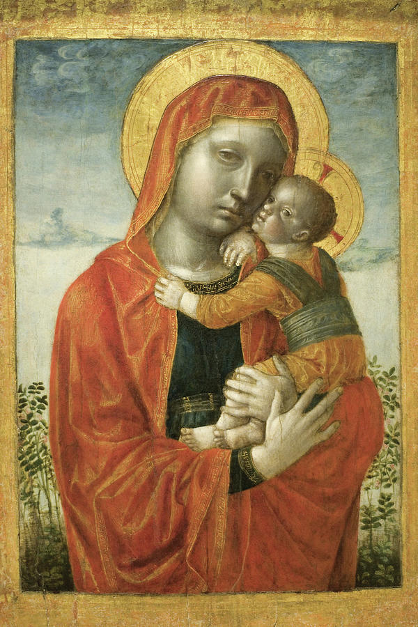 Madonna & Child Painting by Vincenzo Foppa