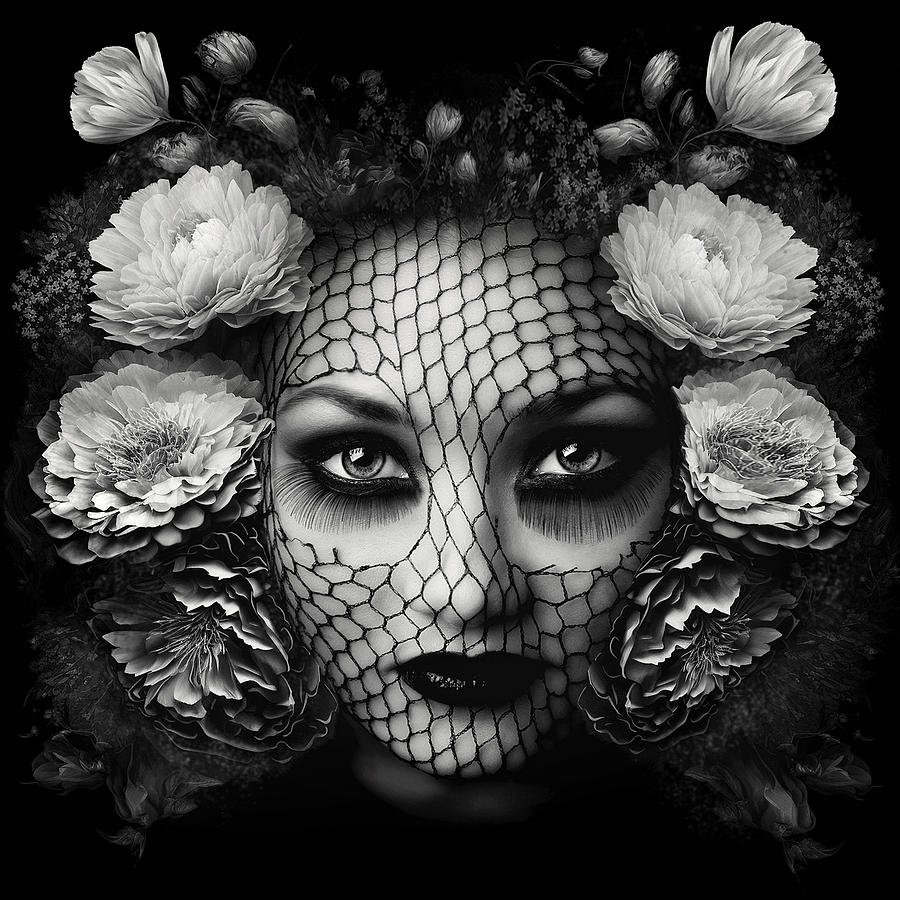 Flower Photograph - Madonna Medusa by Oren Hayman