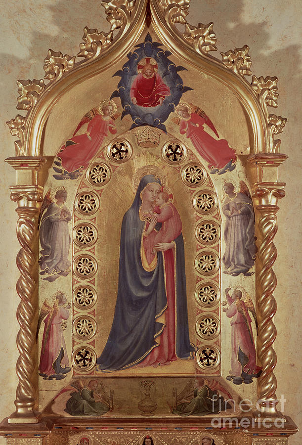 Madonna Of The Stars Painting by Fra Angelico