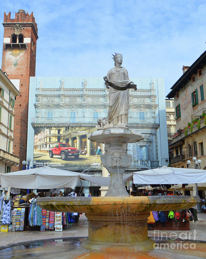 Madonna-Verona-Piazza-delle-Erbe Photograph by Aicy Karbstein