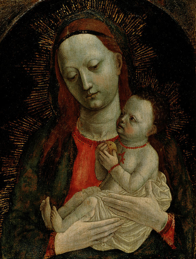 Madonna W/ Child By An Anonymous Painting by Artist Unknown | Pixels