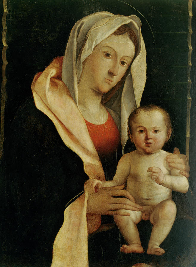 Madonna With Child By Buonconsiglio Painting by Giovanni Buonconsiglio ...