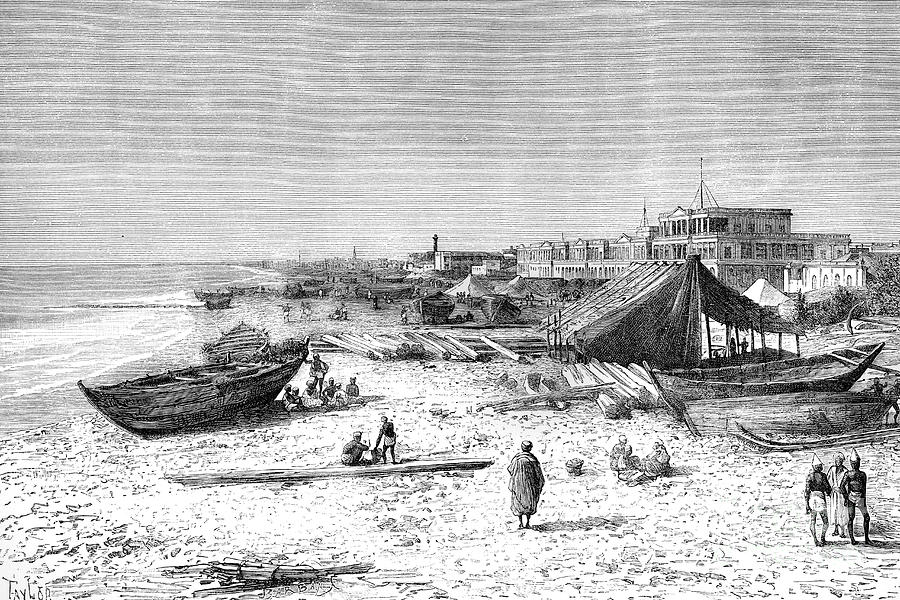 Madras, India, 1895 Drawing by Print Collector