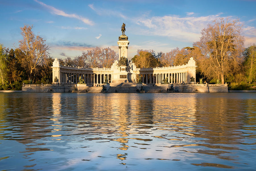 Madrid Landmark. Sunset Time Photograph by Prasit Rodphan - Fine Art ...