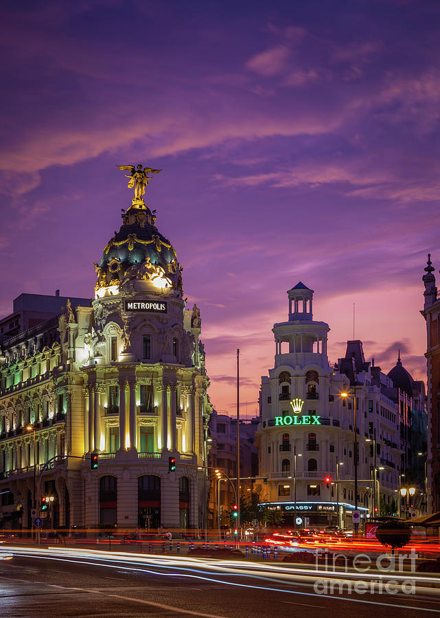 Madrid Metropolis Photograph by Inge Johnsson