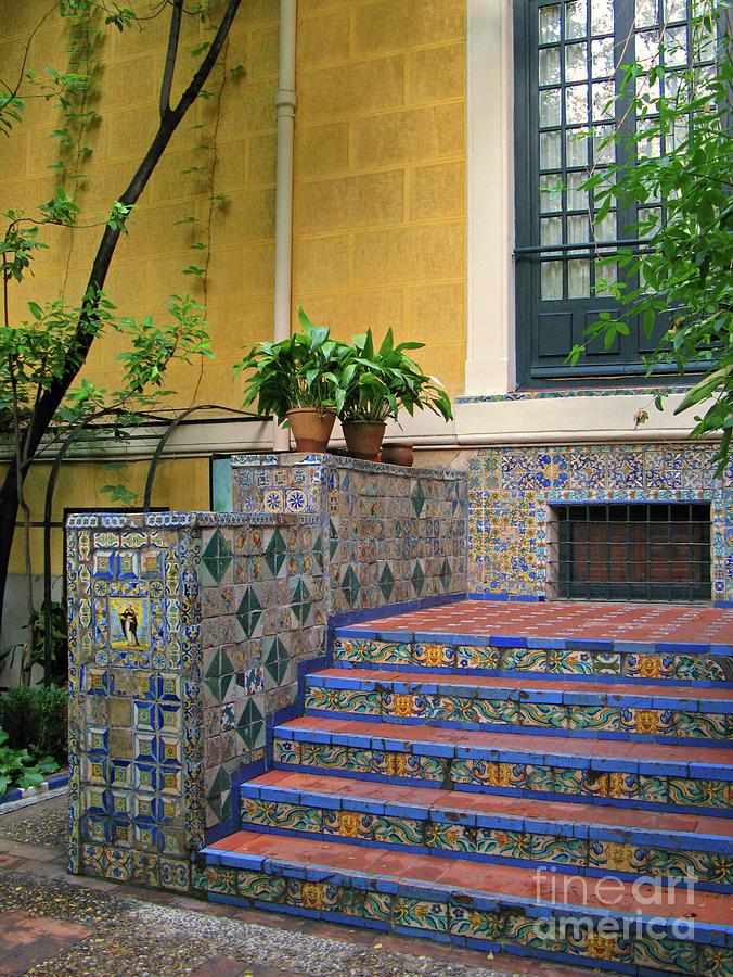 Madrid - Sorolla Azulejos Photograph by Nieves Nitta