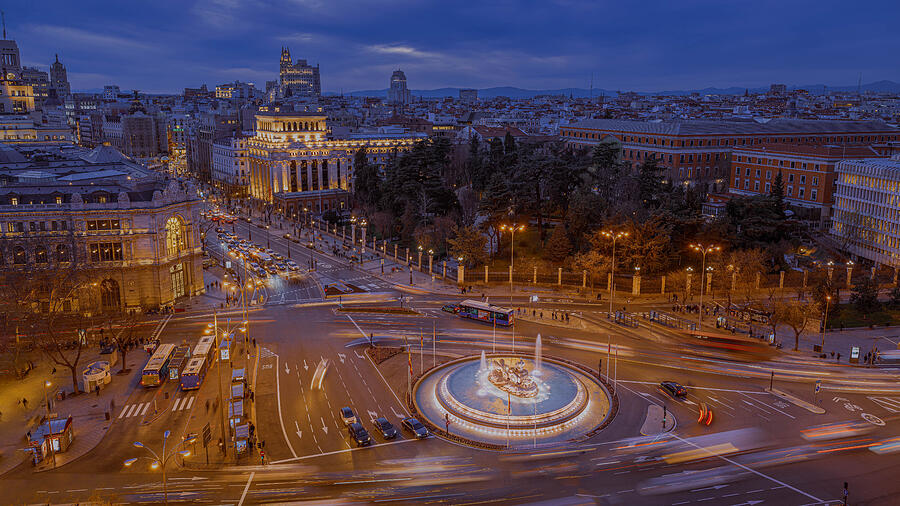 Madrid Sunset Photograph by Robbert Ladan