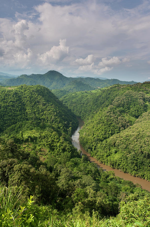 Mae Kok River Landscape Photograph by John Elk