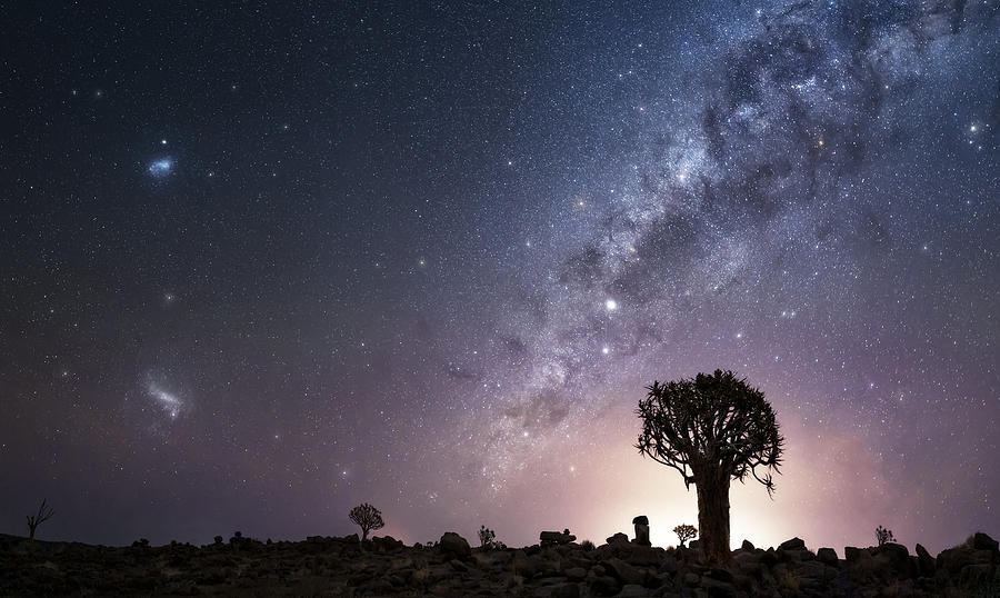 Magallanic Nebulae In Gariganus Farm A73958 Photograph by Joanaduenas ...