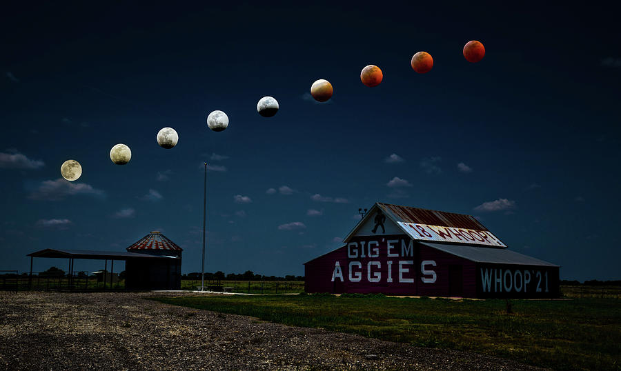 Texas A And M Photograph - Magic in the Texas Skies by Linda Unger