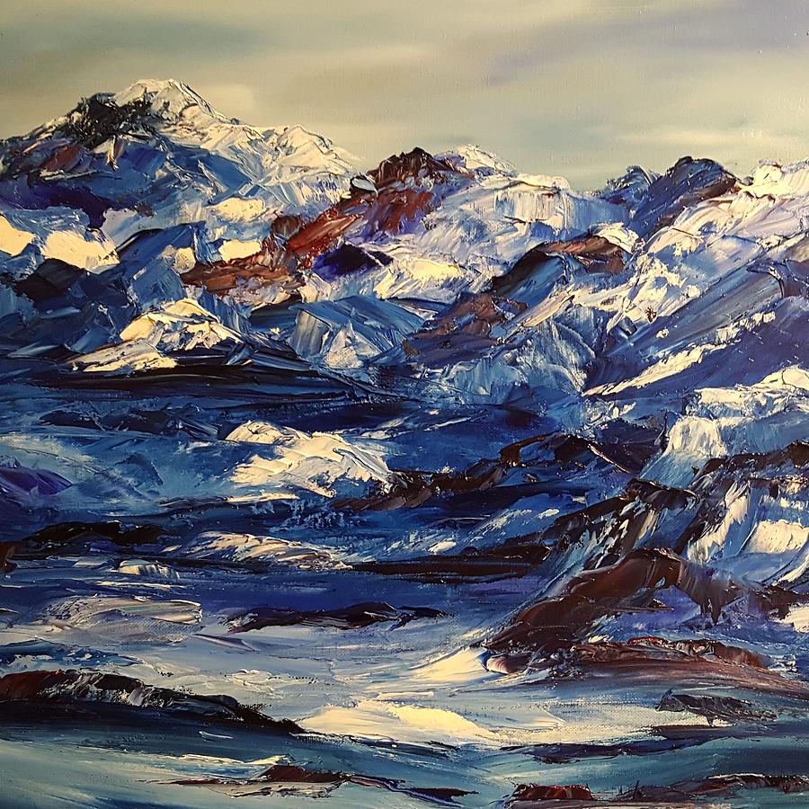 Magic Mountains Painting by Cheryl Nancy Ann Gordon