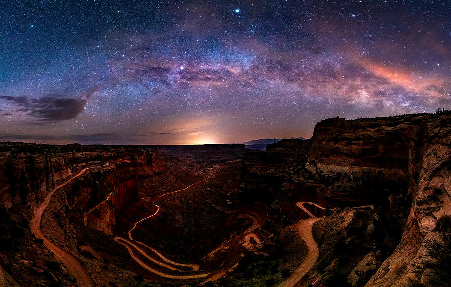 Nature Photograph - Magic Night At Canyonland by Ariel Ling