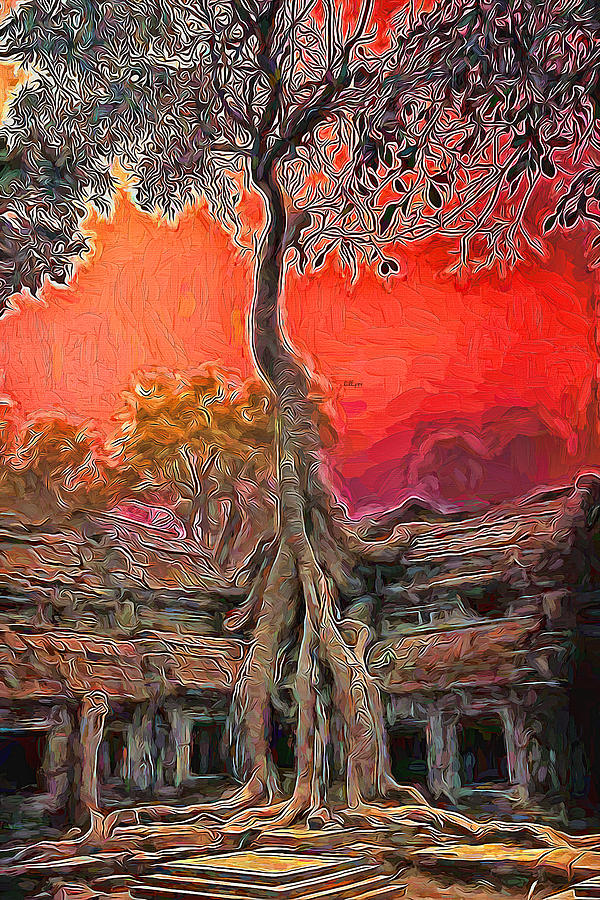 Magic root Painting by Nenad Vasic