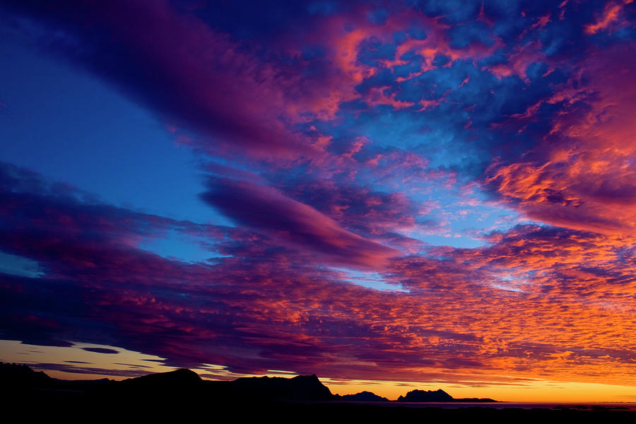 Magic Sunset In Northern Norway Photograph by Polarlights