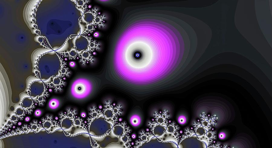 Magic Synchro Art Purple Digital Art by Don Northup